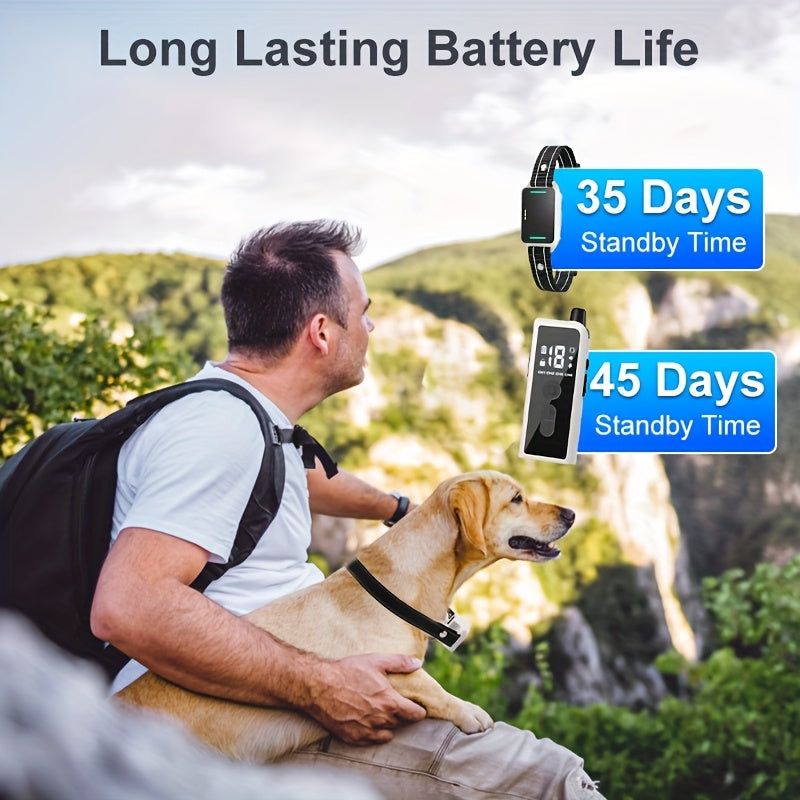 Dog Training Collar with Remote – Rechargeable E-Collar with Shock, Vibration, and Tone Modes, 2.4G Wireless Remote, USB Charging, Safe & Effective Pet Trainer for Small, Medium, and Large Dogs, 1pc & 2pc