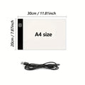 LED Light Pad for Diamond Painting A2 A3 A4 A5 USB Powered Adjustable Brightness Light Board Kit for Tracing, Sketching, Drawing, Animation, Stencil, Art, and Craft with Optional Bracket & Drill Pen