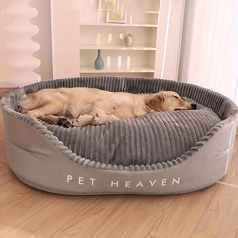 Large Dog Bed Thickened Washable - Bite-Resistant Machine-Washable Pet Bed for Large Dogs, All-Season Universal Design, Available in Sizes M to XXL, Durable Orthopedic Dog Mat