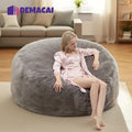 Giant Memory Foam Bean Bag Chair for Adults – Dutch Velvet Cover in 8 Colors & 3 Sizes (3ft 4ft 5ft) for Living Room Bedroom Lounge