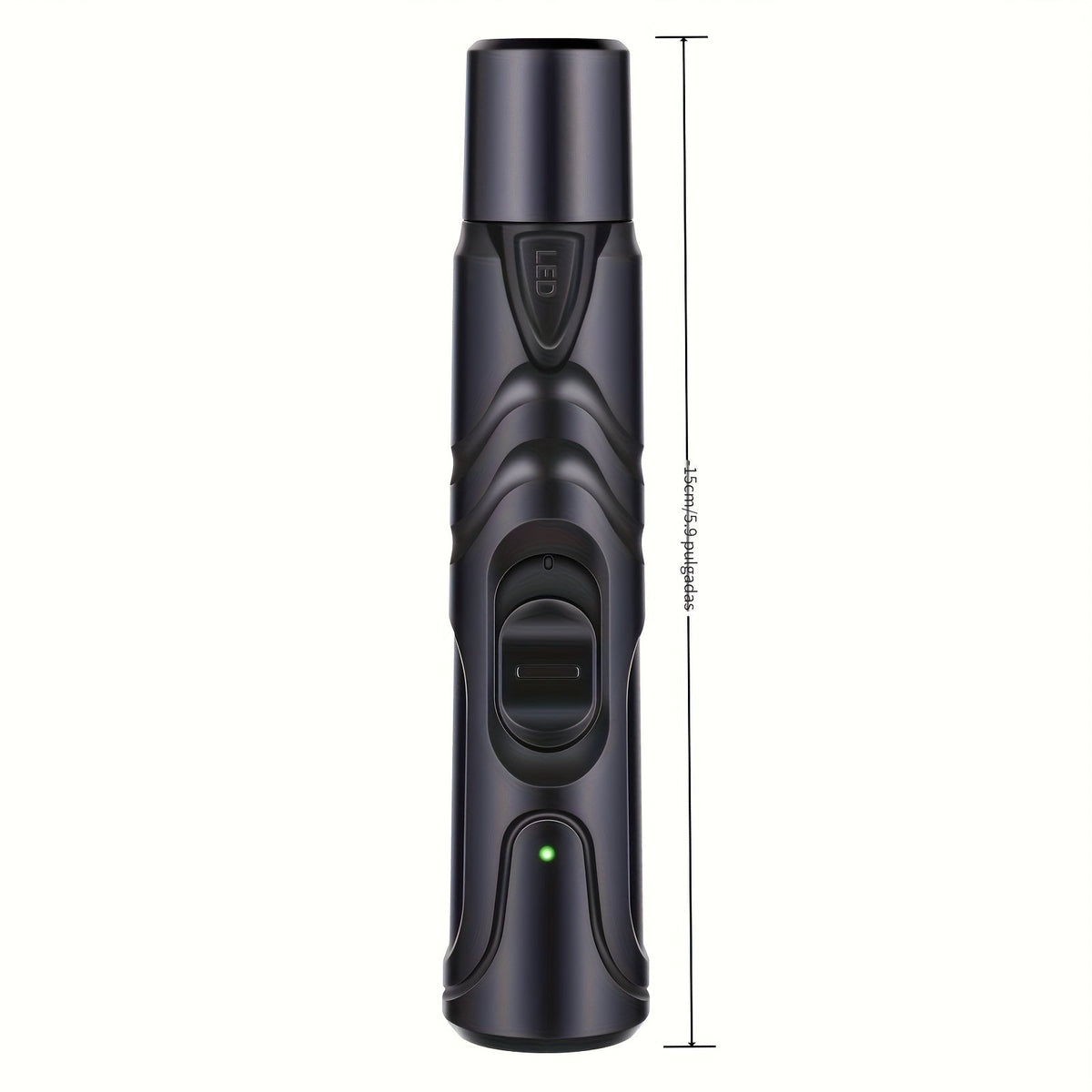 Dog Nail Grinder with LED Light - Quiet Rechargeable Pet Nail Grinder 2-Speed Painless Nail Trimmer for Large and Small Dogs, USB Charging with Grinding Wheel