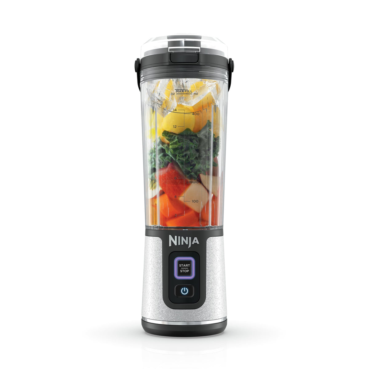 Ninja BC151NV Blast Portable Blender 18 Oz Cordless USB-C Rechargeable BlastBlade Sip Lid Carry Handle BPA Free Dishwasher Safe for Shakes & Smoothies – 6 Colors