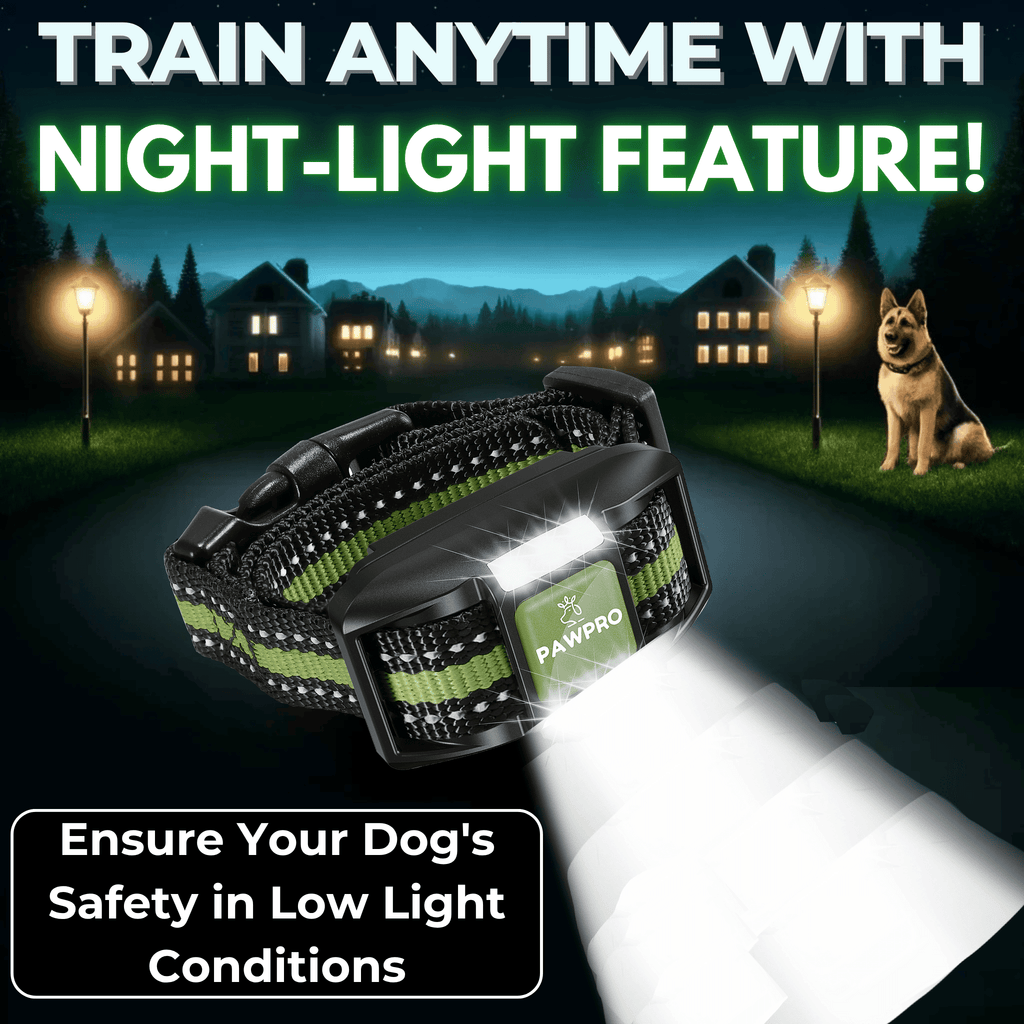 Dog Training Collar with Remote, 4-Mile Range – 124 Adjustable Levels, 4 Modes (Beep, Vibration, Shock, Night-Light), Rechargeable E-Collar for Dogs 5–135 lbs, Includes Training Guide