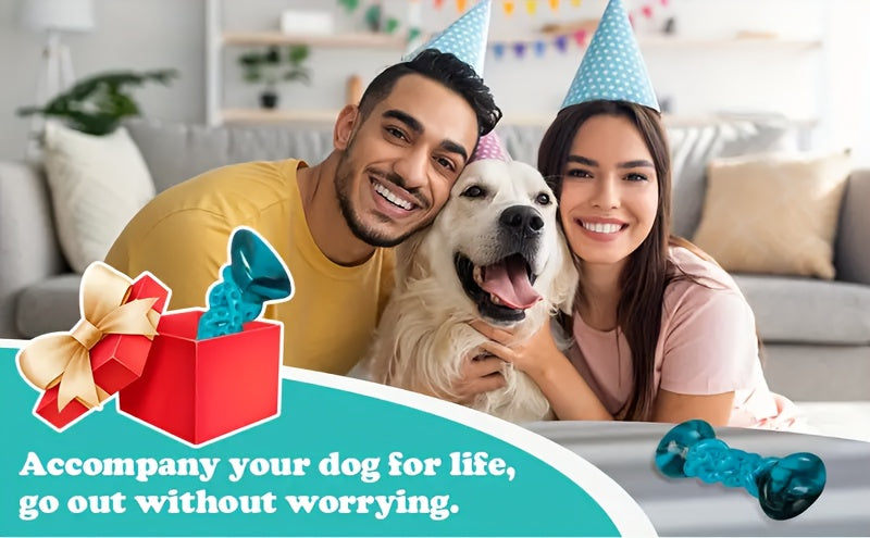Durable Nylon Dog Chew Toy, Anxiety Relief and Boredom Buster, Indestructible Pet Toy for Small, Medium, and Large Dogs, Aggressive Chewers, Standard and Large Sizes, Keeps Dogs Busy and Relieves Stress