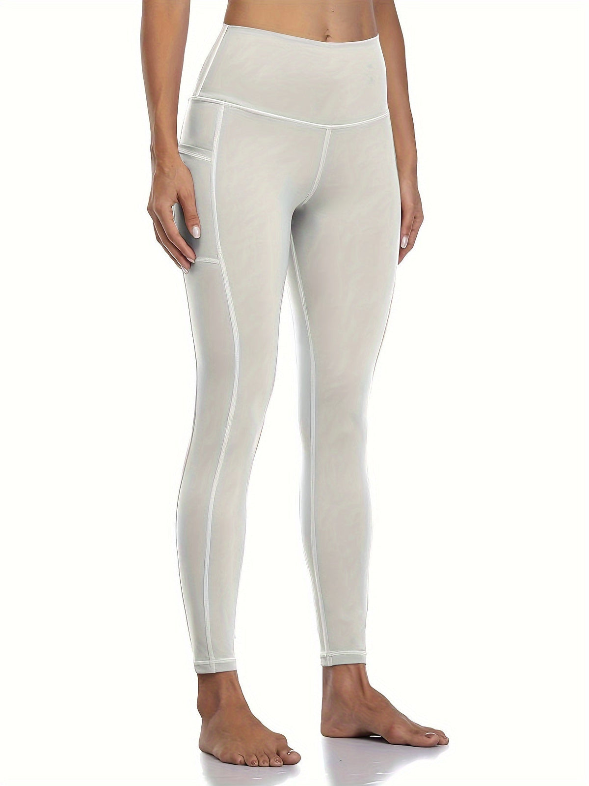 5-Piece Women's Printed Compression Yoga Pants – 7/8 Length Fitness Running Leggings with Leopard, Camo & Solid Patterns, High-Waist Athletic Tracksuit Bottoms for Gym Workout, S-XXL