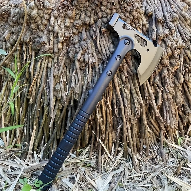 Multi-Functional Camping Survival Axe with Saw – Hammer Axe & Destruction Axe with Protective Cover for Hiking Firewood Chopping Logging & Jungle Survival (Single & Combo Sets)