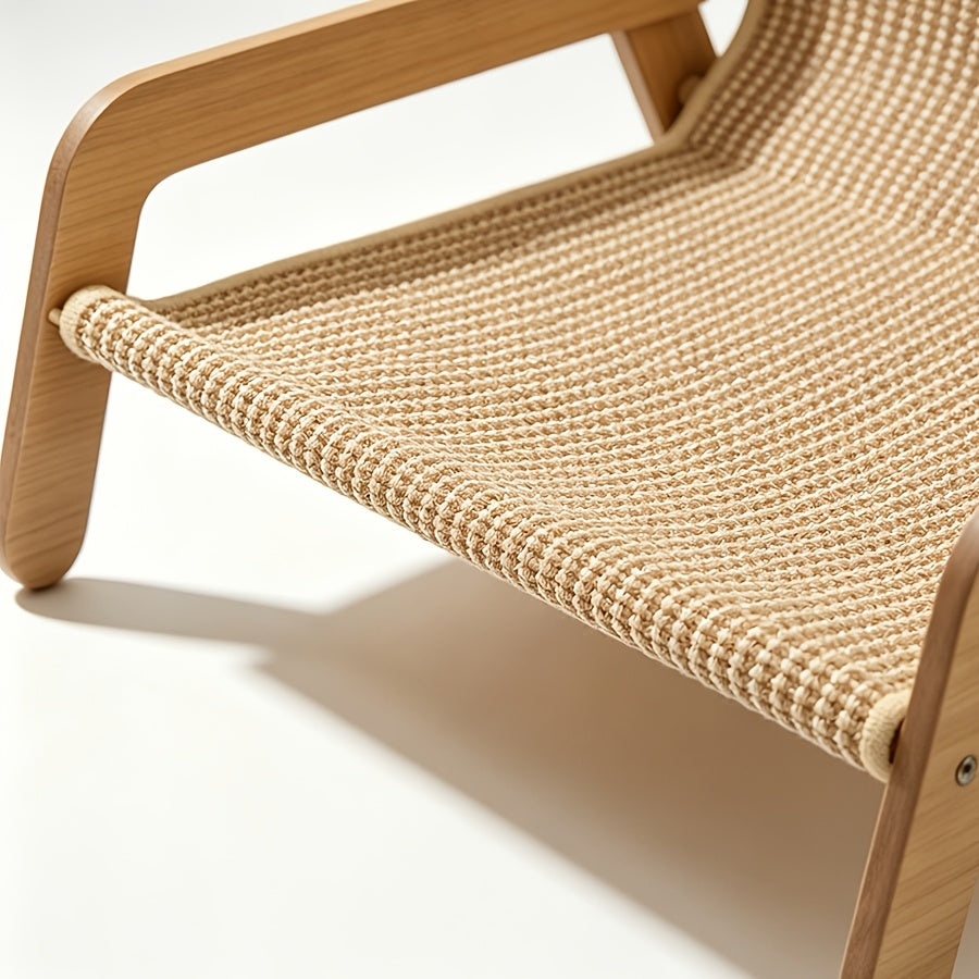 Large Sisal Cat Scratcher Bed Hammock Lounge for Indoor Cats - Cat Chair Scratching Pad, Sisal Scratch Post Cat Furniture, Multi-Function Cat Scratcher Lounge for Large Cats