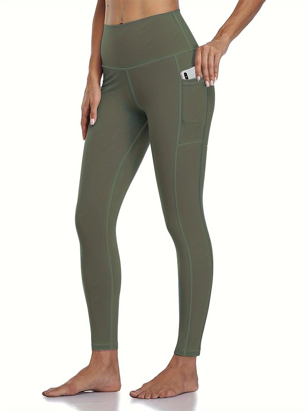 5-Piece Women's Printed Compression Yoga Pants – 7/8 Length Fitness Running Leggings with Leopard, Camo & Solid Patterns, High-Waist Athletic Tracksuit Bottoms for Gym Workout, S-XXL