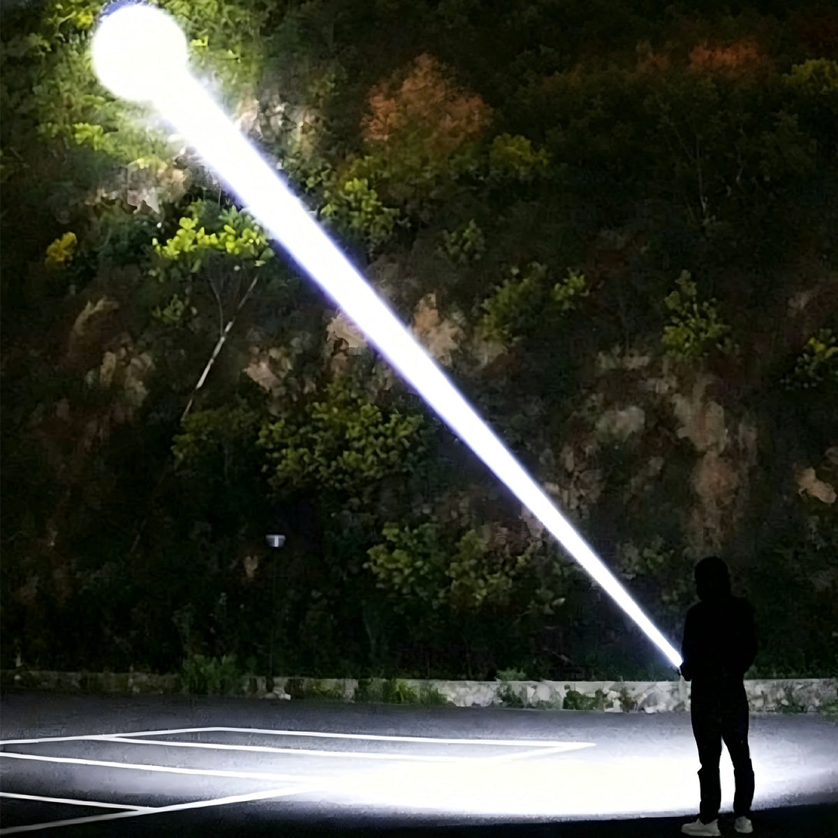 1800 Lumen USB-C Rechargeable LED Flashlight, 8 Modes, Zoomable Beam, COB Tail Light - Tactical Flashlight for Camping, Emergency, Outdoor, and Home Use