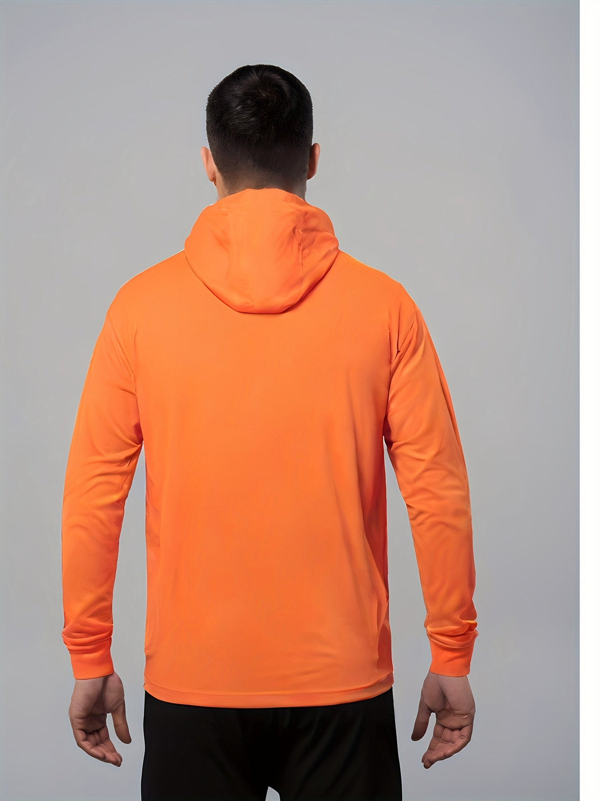 5-Pack Men's Quick-Dry Moisture-Wicking Full-Zip Hooded Athletic Sweatshirts for Gym, Running, and Casual Wear - Mixed Colors, S-XXXL