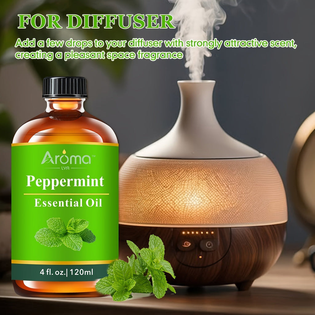 Pure Natural Essential Oils 4 FL OZ – Lavender, Eucalyptus, Frankincense, Peppermint, Lemon, Sweet Orange for Diffuser, Aromatherapy, Soap, Candle, Body Oil