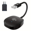 Wireless CarPlay Adapter with YouTube & TikTok – Plug & Play USB Dongle Converts Wired to Wireless Apple CarPlay, Supports iPhone Hotspot WiFi, Compatible with Audi, Ford, Toyota, Honda, and More