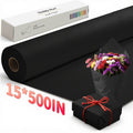 80GSM Kraft Paper Roll for Gift Wrapping, Bouquet Flower Packing, Bulletin Boards, Arts & Crafts, Moving & Shipping – Available in Black, Red, Brown & White – Multi-Size Wrapping Paper Roll