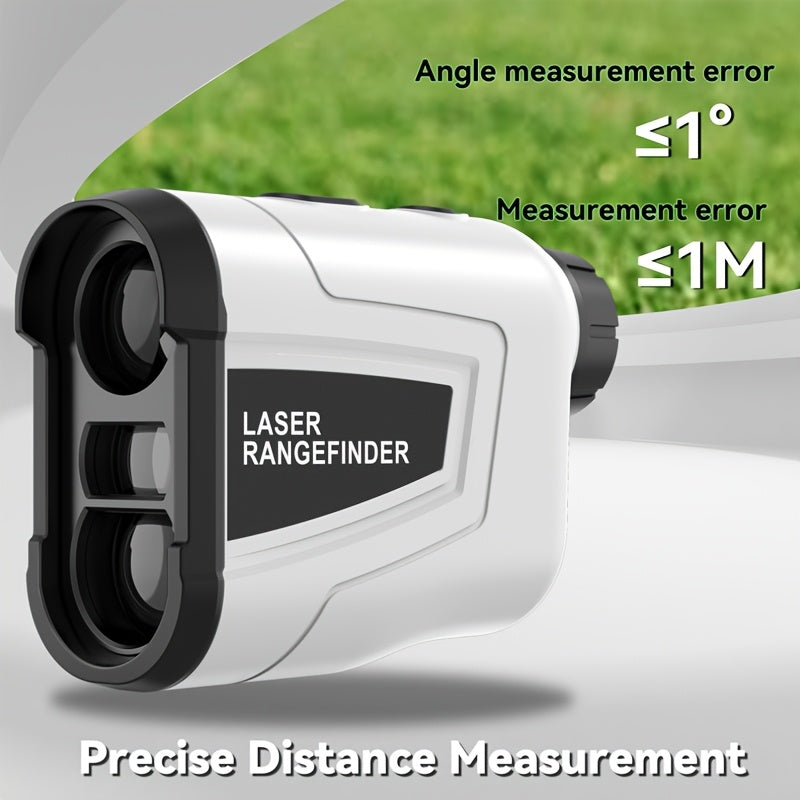 1200 Yard Laser Golf Rangefinder, 6X Magnification, Slope Switch, Pulse Vibration, Target Lock, Trajectory Compensation, Type-C Rechargeable for Golf and Hunting