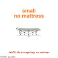 Portable Folding Bed & Camping Cot - 500, 600 & 700 lbs Capacity - Adult Guest Bed - Outdoor, Camping, Yard & Lunch Break - Black & Grey - With or Without Mattress