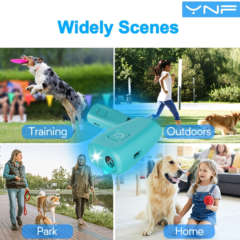 Battery-Powered Automatic Dog Bark Control Device - Ultrasonic Anti-Barking Deterrent, Humane No-Shock Bark Stopper for Indoor and Outdoor Use, Effective for Small to Large Dogs