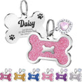 Personalized Pet ID Tag - Engravable Dog & Cat Collar Tag with Name, Phone & Info, Fits Small, Medium, & Large Dogs & Cats, 6 Colors, Durable Everyday Pet ID Tag for Safety & Style