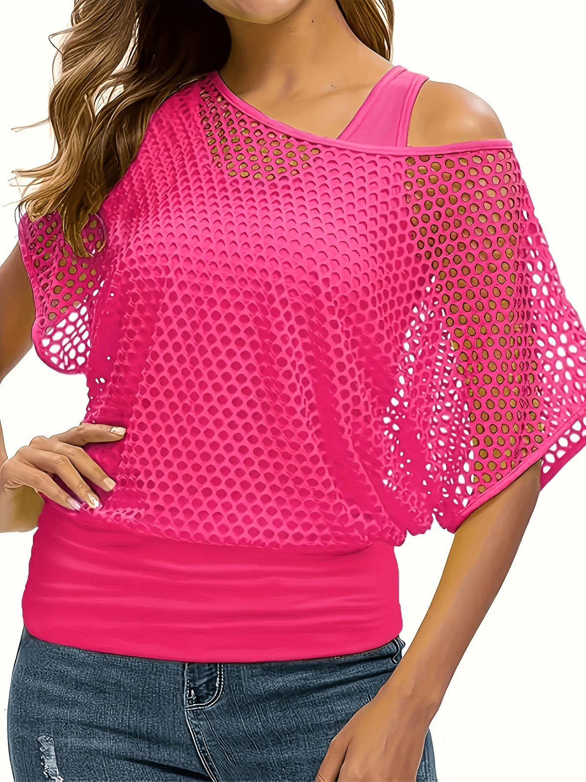 Women's Mesh Tank Top 2-in-1 Layered Sleeveless Shirt Casual Summer Fashion Top for Women S-XXL Multiple Colors