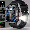 Large Screen Smartwatch Compatible with iPhone & Android, Wireless Calling, SMS, Fitness Tracker, Heart Rate Monitor, Remote Camera Control, USB Rechargeable for Men & Women - Modern Design Travel Gift