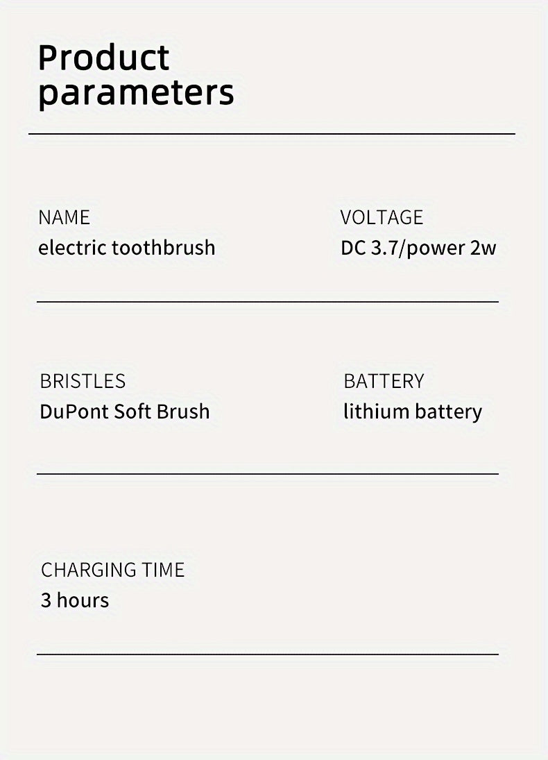 Sonic Electric Toothbrush IPX8 Waterproof USB Rechargeable with 5 Replacement Brush Heads, Smart Timer, Metal Shaft, for Adults, Men, Women, Couple Style, Rechargeable Oral Care