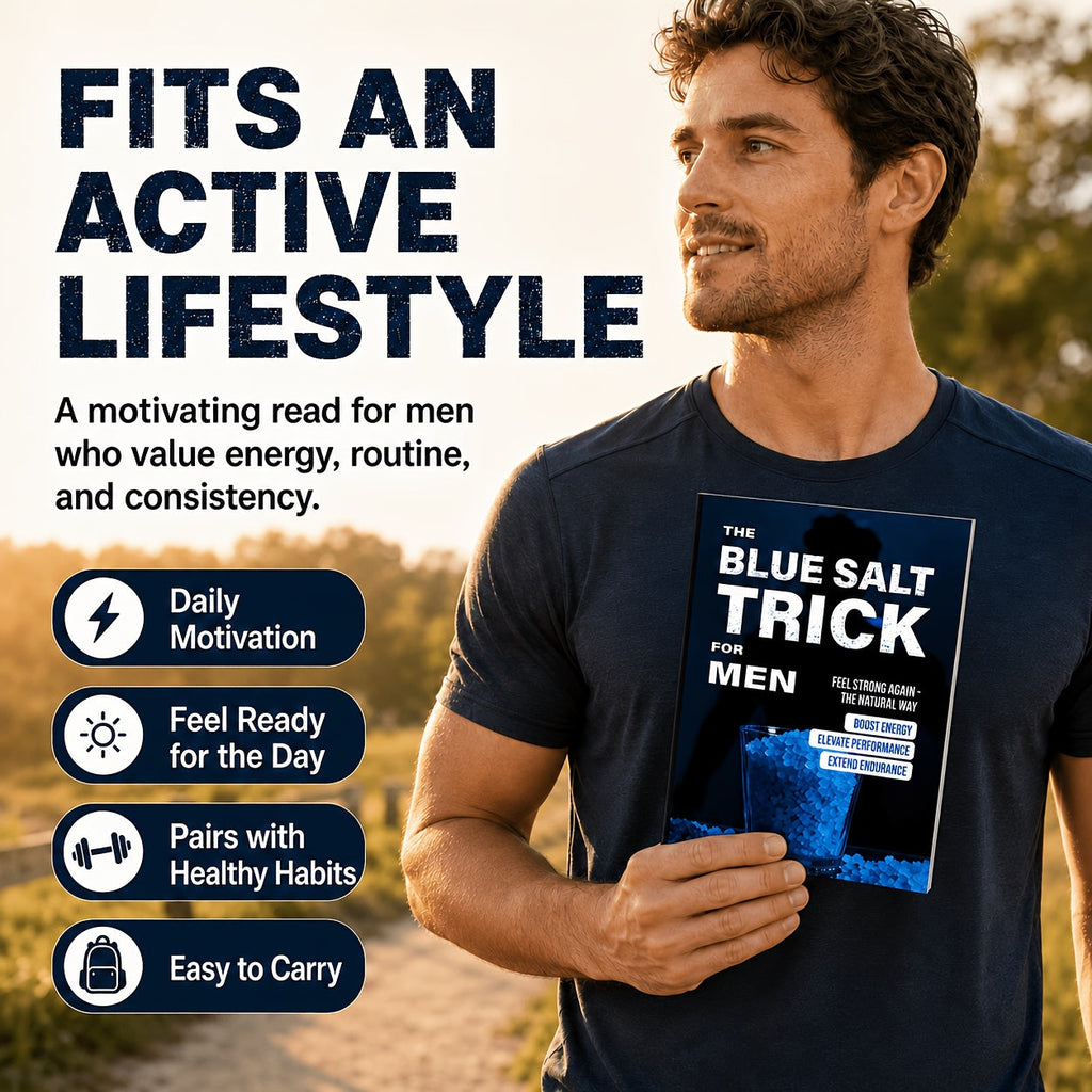 The Blue Salt Trick for Men: An Informational Wellness Lifestyle Guide, Daily Habits Handbook, and Personal Development Self-Help Book for Adult Men – A Practical Gift Idea