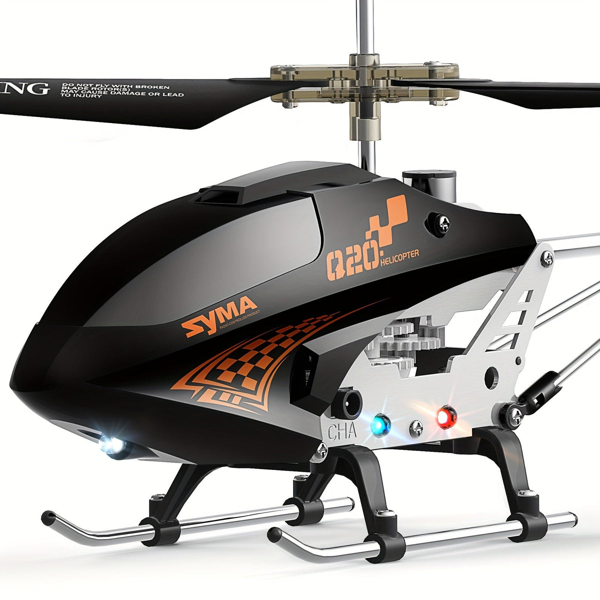 SYMA Q20 RC Helicopter with Altitude Hold One-Key Takeoff & Landing 3.5 Channel Gyro Stabilizer Alloy Body Indoor for Beginners Kids Age 8-12 – Boys & Girls Gift