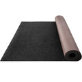 Marine Boat Carpet 6ft x 13.1ft, Waterproof, Anti-Slip Ribbed Surface, Rubber Waterproof Backing, 0.18" Thickness, Cuttable to Any Shape, Easy Clean, for Boat Deck Patio Dock Garage, Black