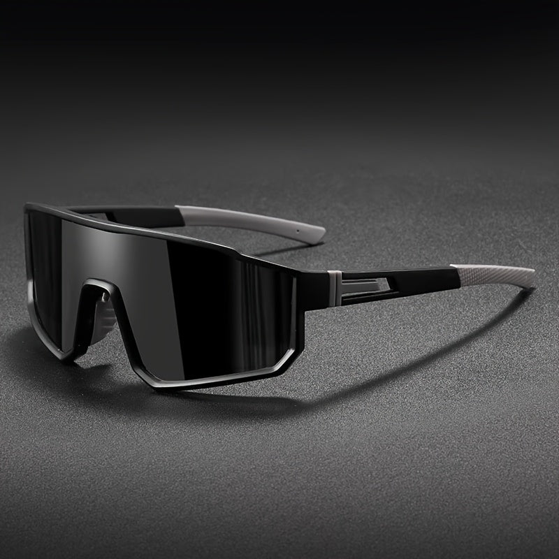 Mirrored Sports Sunglasses Set (3-4 pcs) for Men and Women – Durable PC Polycarbonate Lens and Frame, Fashionable Unisex Outdoor Eyewear for Cycling, Driving, Festivals, and Daily Wear, Includes Cleaning Cloth