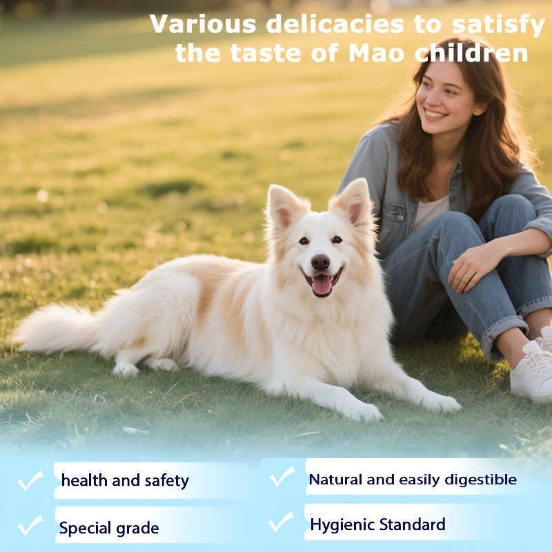 Duck Jerky, Freeze-Dried Chicken Dog Treats, Soft Chewy Training Rewards, Healthy Digestible Beef Sausage, Fresh Breath Snack, Chicken Leg Grind, for All Dog Sizes: Small, Medium, Large