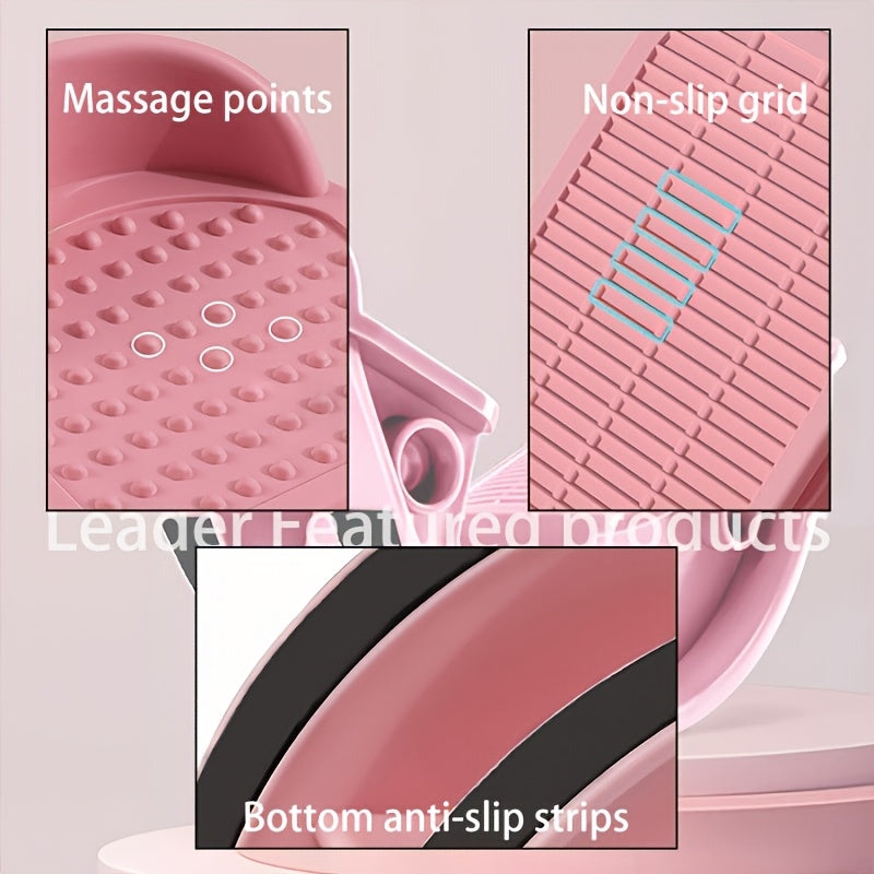 Calf Stretcher Foot Pedal for Balance Flexibility Training, Muscle Massage & Yoga – Durable ABS Non-Slip Foot Rocker for Plantar Fasciitis & Achilles Tendon Relief – Blue, Black, Pink, Yellow, 1/2/3pcs