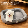 Orthopedic Dog Bed & Cat Bed, All-Season Comfort Pet Mattress, Moisture-Wicking Surface, Anti-Slip Bottom, Washable Cover, Fits Small, Medium, and Large Dogs and Cats, S, M, L, XL, and XXL Sizes Available