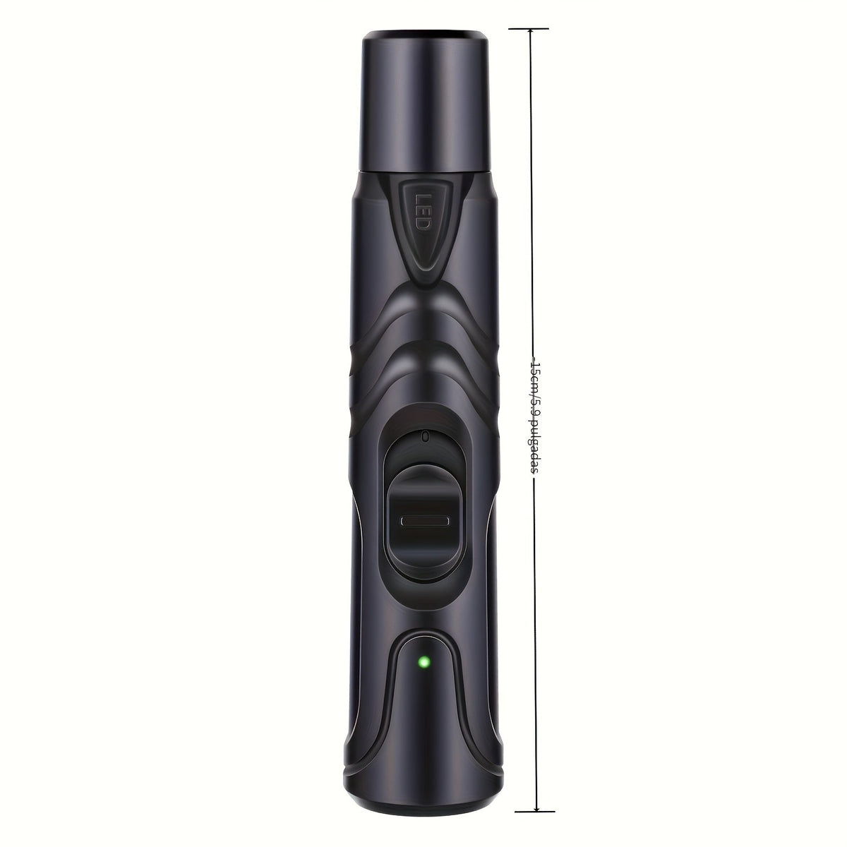Rechargeable Dog Nail Grinder with LED Light - Quiet Painless Electric Nail Trimmer for Large, Medium, and Small Dogs, 2-Speed Settings, Portable USB Grooming Tool for Home & Travel Pet Nail Care
