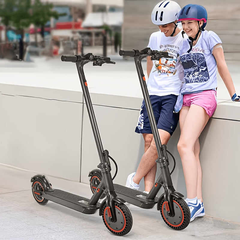 Foldable Electric Scooter for Adults 350W Motor 21-Mile Range App-Enabled 8.5-Inch Tires 3-Speed Modes LED Display Rear Brake Portable Urban Commuter E-Scooter Black