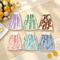 6-Piece Baby Potty Training Pants, Washable Reusable Diaper Cover Learning Pants with Breathable Nappy Skirt Pocket, All-Season Style, Size M (0-4T) & L (4-8T)