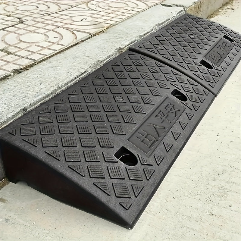 Portable Loading Ramps 2-Pack - 39.37" Wide Heavy Duty Ramps for Cars, Motorcycles & Pets - 3.94" Rise, Easy Setup, Space-Saving Mobility Solution