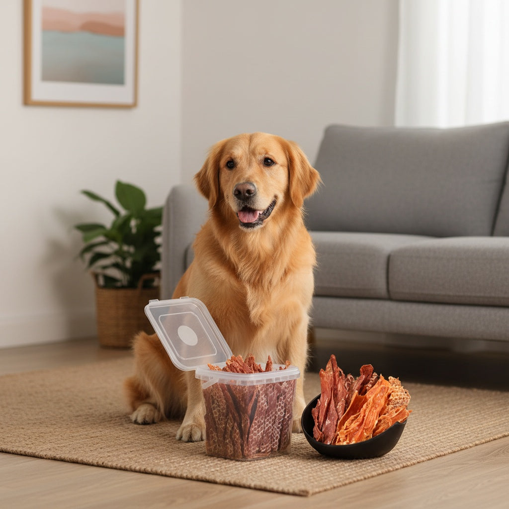 Dog Training Treat Bundle – Duck Jerky & Bone-Shaped Chew Sticks Multi-Flavor Combo, Daily Reward Snacks for Small, Medium, and Large Dogs