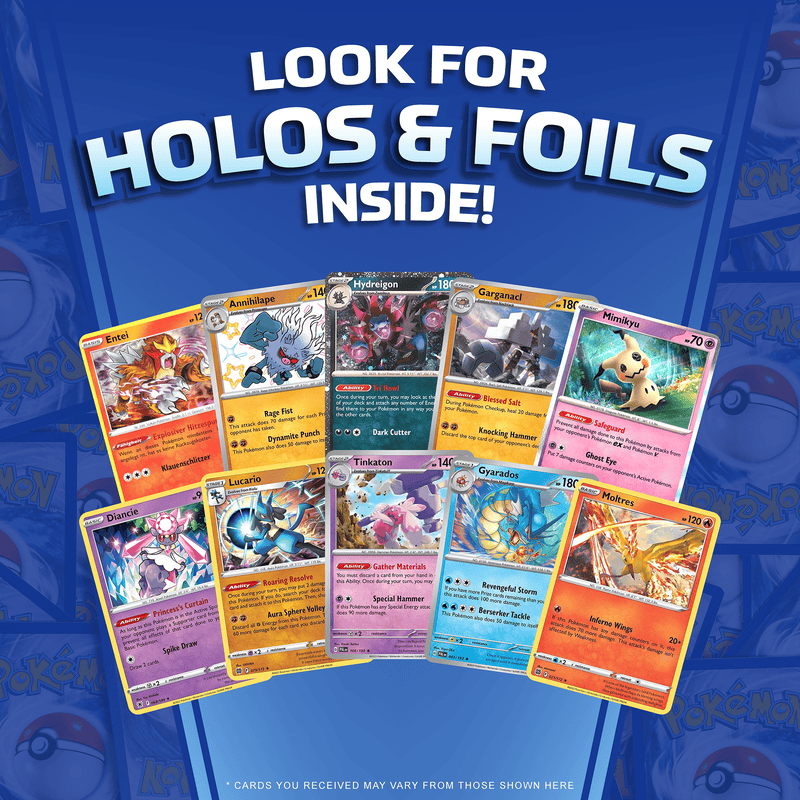 Pokémon Cards 40-Pack Guaranteed Holographic Rare Holo Value Bundle, Vintage to Modern Sets 1996 to Present, Random Assorted Official Pokémon Trading Cards, Gift for Collectors and Fans