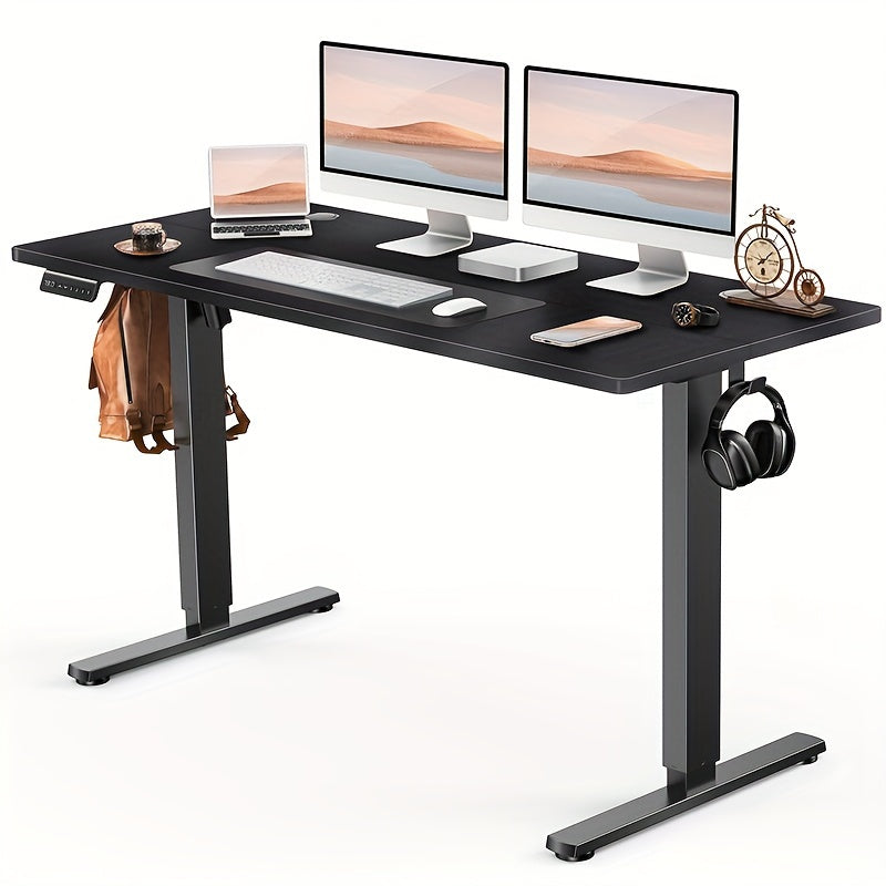 Electric Standing Desk, Height Adjustable 40 48 55 63 Inch – Sit-Stand Desk with Memory Controller & Anti-Collision, Ergonomic Home Office Gaming Workstation, Multiple Colors & Sizes