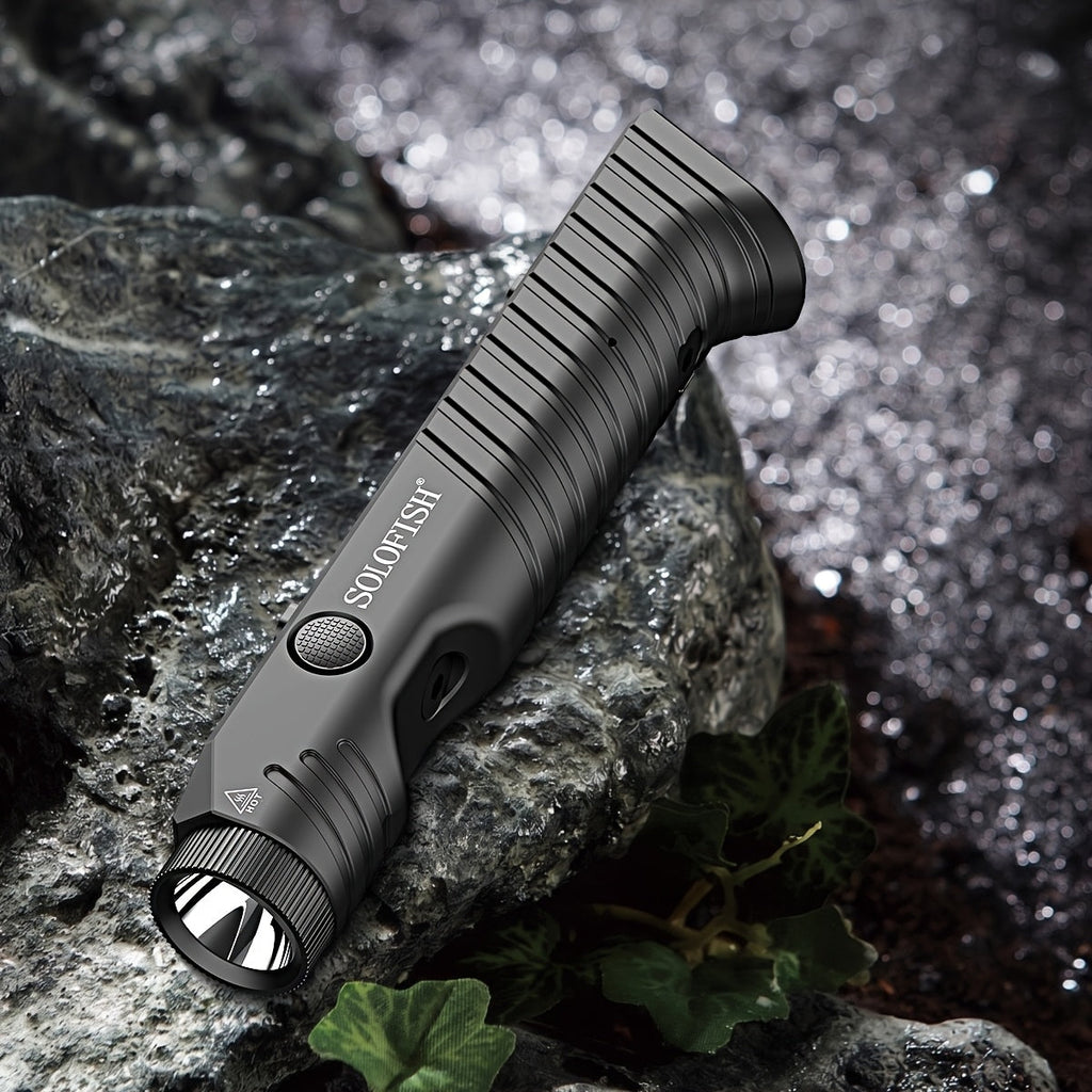 1450 Lumen M-Lok Tactical Rifle Flashlight SL1130 – Magnetic Rechargeable Low-Profile Weapon Light with Strobe Mode, Ambidextrous Button, 240m Beam, for M-Lok Rail Rifles