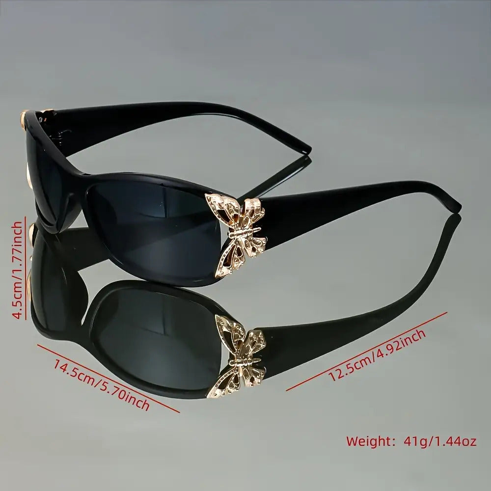Butterfly Gradient Fashion Glasses for Women & Men – High-End Trendy Casual Eyewear, Multifunctional Stylish Sunglasses for Daily Wear & Outdoor Use