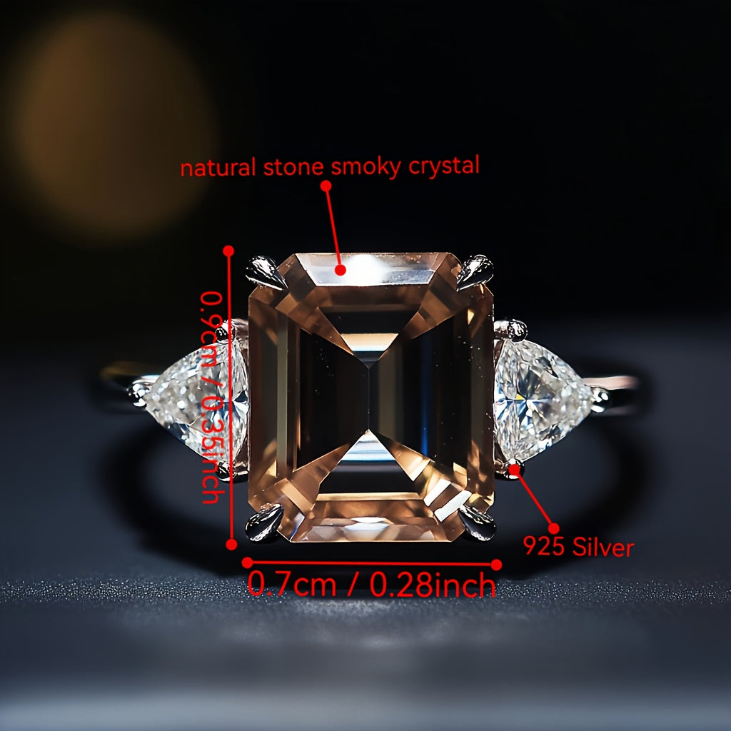 925 Sterling Silver Ring for Women with 3ct Synthetic Zirconia – Elegant CZ Engagement & Anniversary Ring, Suitable for Parties and Daily Wear, Sizes US6-US8