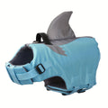Shark Shape Dog Life Jacket for Swimming, Reflective Adjustable Pet Safety Vest with Rescue Handle for Small to Large Dogs, Lightweight Dog Life Preserver for Pool, Beach, Lake, and Boating, XS to XXL