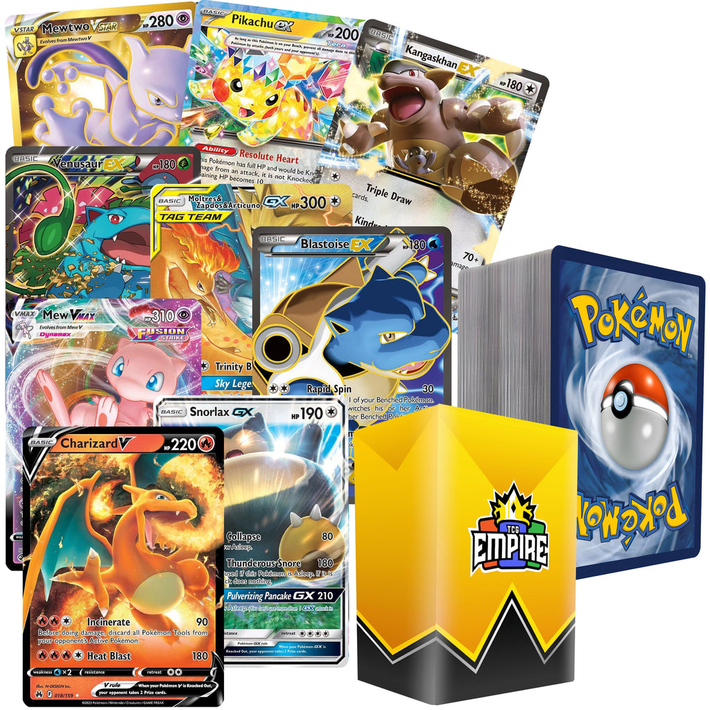 Pokémon 151 Classics Bundle 100+ Authentic TCG Cards – 1 Guaranteed Ultra or Double Rare from the Original 151 | Charizard Pikachu Mewtwo | Holos & Rares Included | Gift for Kids & Collectors