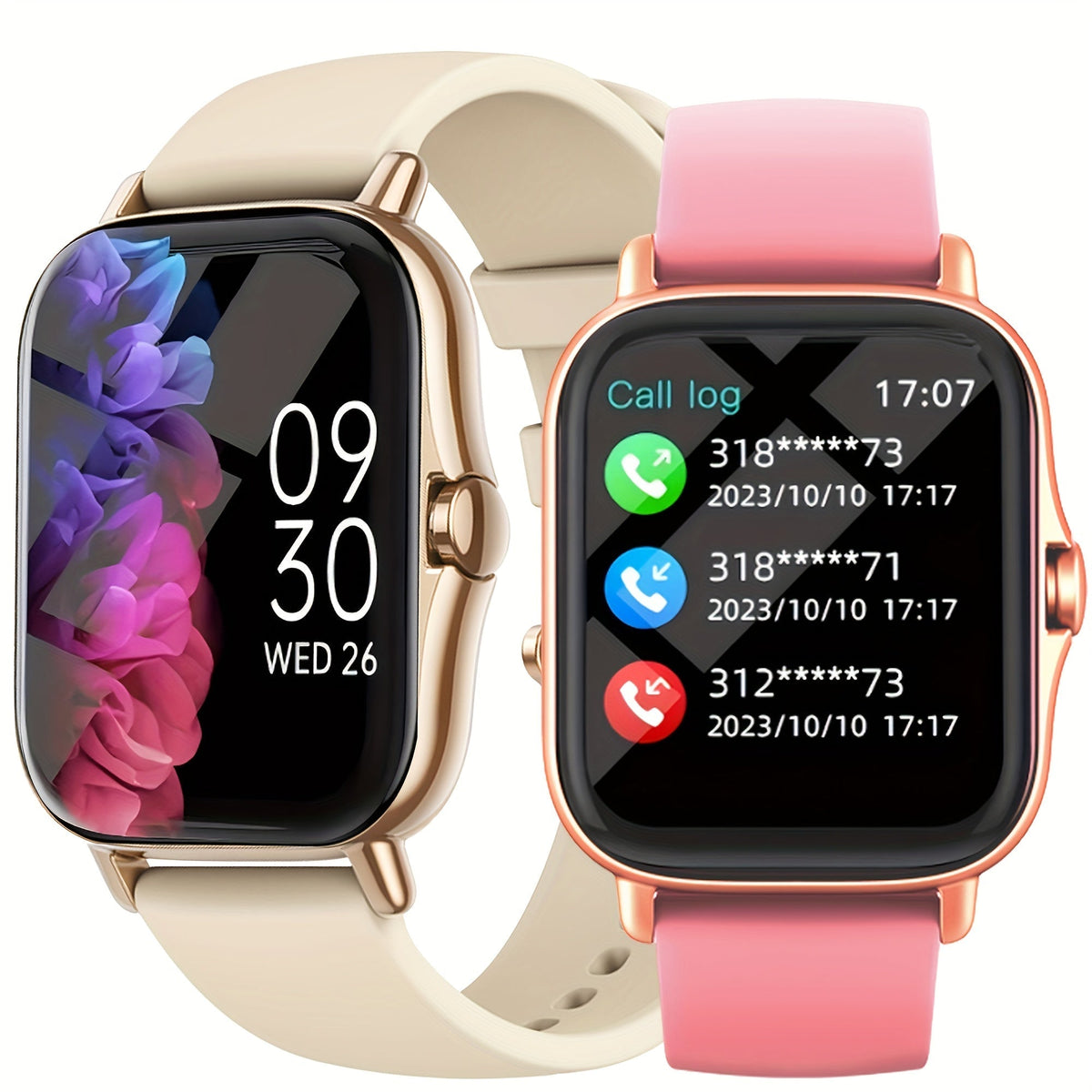 Large Screen Smart Watch, HD Voice Call, Fitness Tracker, Unisex, Compatible with iPhone and Android, Multiple Sports Modes, Heart Rate Monitor, Message Reminder, Outdoor Sports, Daily Wear, Holiday Gift