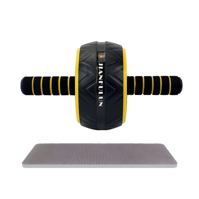 Ab Wheel Roller with Knee Pad – Core Strength Training, Balance & Ab Workout Roller for Home Gym, Muscle Toning for Arms & Abs, Stainless Steel & PP Options, Great Fitness Gift