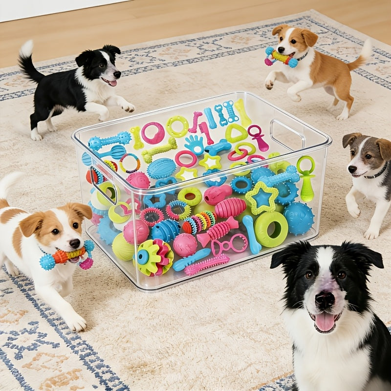 6-Piece Dog Chew Toy Set - Bite-Resistant & Wear-Resistant Pet Toy Kit for Teeth Cleaning & Bonding, Interactive Dog Toys for Puppies & Adult Dogs, Assorted Styles