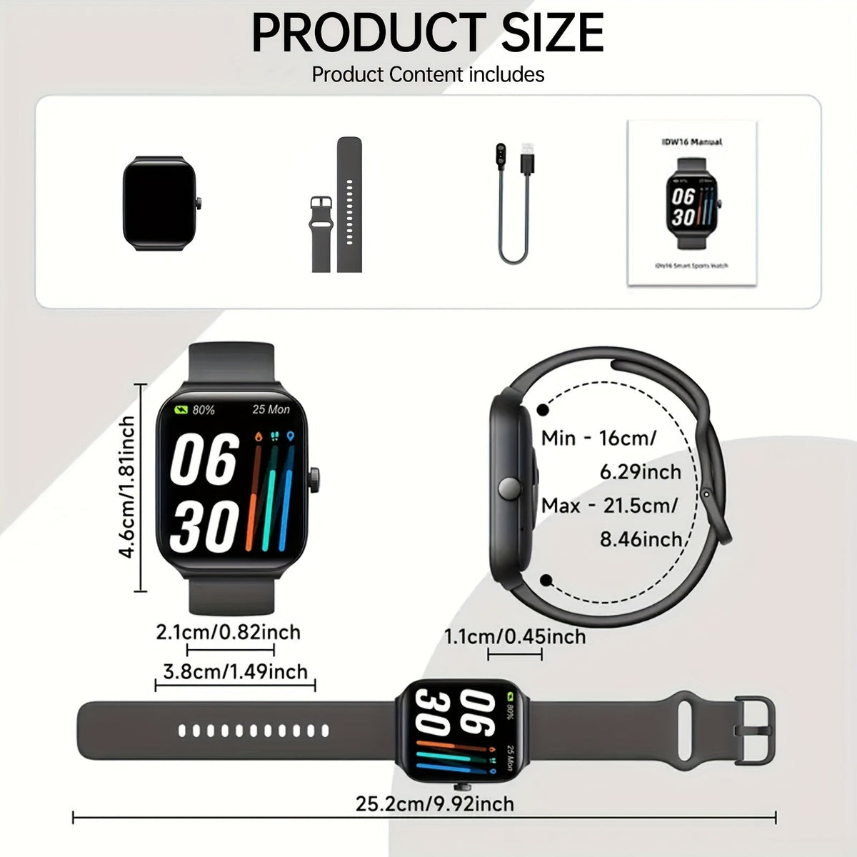Smartwatch with Alexa Built-In, 1.95" Large HD Screen, Wireless Bluetooth Calling, 100+ Sport Modes, Fitness Tracker, Pedometer, Heart Rate & Sleep Monitor – iPhone & Android Compatible, Unisex for Men & Women, 12 Colors