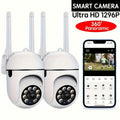 WiFi Security Camera 2-Pack 3MP Full HD - Night Vision, 2-Way Audio, Motion Detection & Real-Time Alerts, IP54 Waterproof Indoor/Outdoor Surveillance Camera with App Remote Access & USB