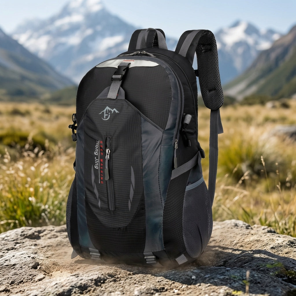 25.8L Hiking Backpack Daypack for Men, Women, and Kids – Lightweight Outdoor Travel Rucksack with Torso Adjustment, Zipper Pockets, and Large Capacity for Camping, Mountaineering, and Day Trips