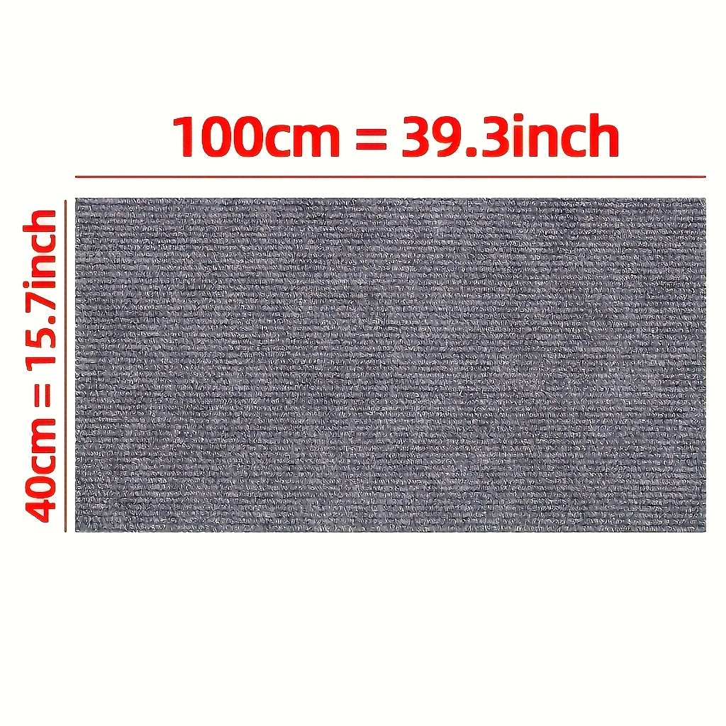 Self-Adhesive Wall-Mounted Cat Scratching Post - Removable Indoor Cat Scratcher Furniture Protector for Walls, Sofas & Chairs, Modern Sisal Scratching Board, Easy to Install, 6 Colors (15.75"x39.37")